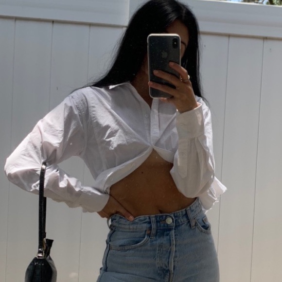 SOLD!! Current Elliot Distressed Button Down Shirt - Picture 4 of 12